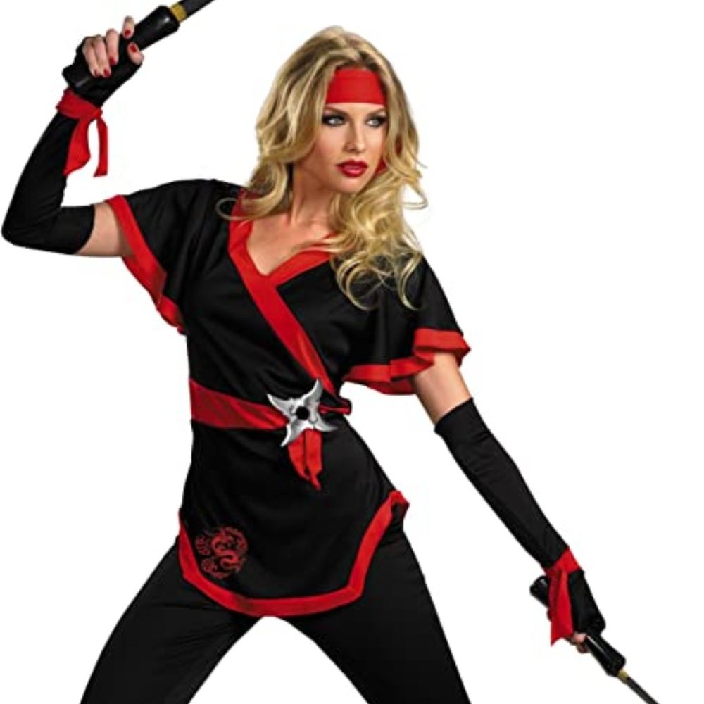 Women's Ninja Costume Size M